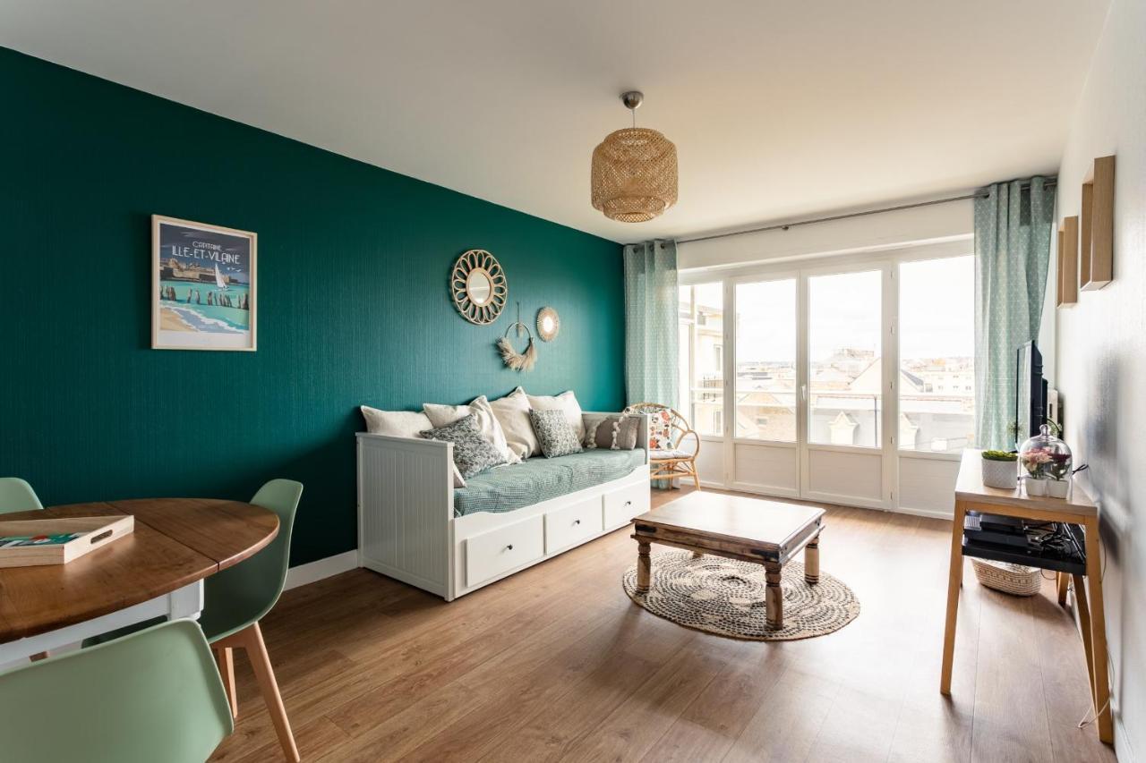 Le Petit Sillon - Joli T2 Renove Vue Mer Parking Saint-Malo Luaran gambar
